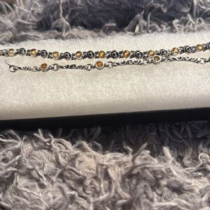 Or Paz Sterling Silver Rose Citrine Bracelets-Two
